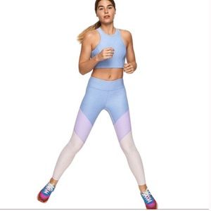 Outdoor Voices 7/8 Length  Legging pastel color block M